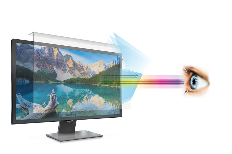 EZ-Pro Screen Protector Anti Blue Light Screen Filter for 23 and 24 Inches Widescreen Computer Monitor, Blocks Excessive Harmful Blue Light, Reduce Eye Fatigue and Eye Strain - Image 1